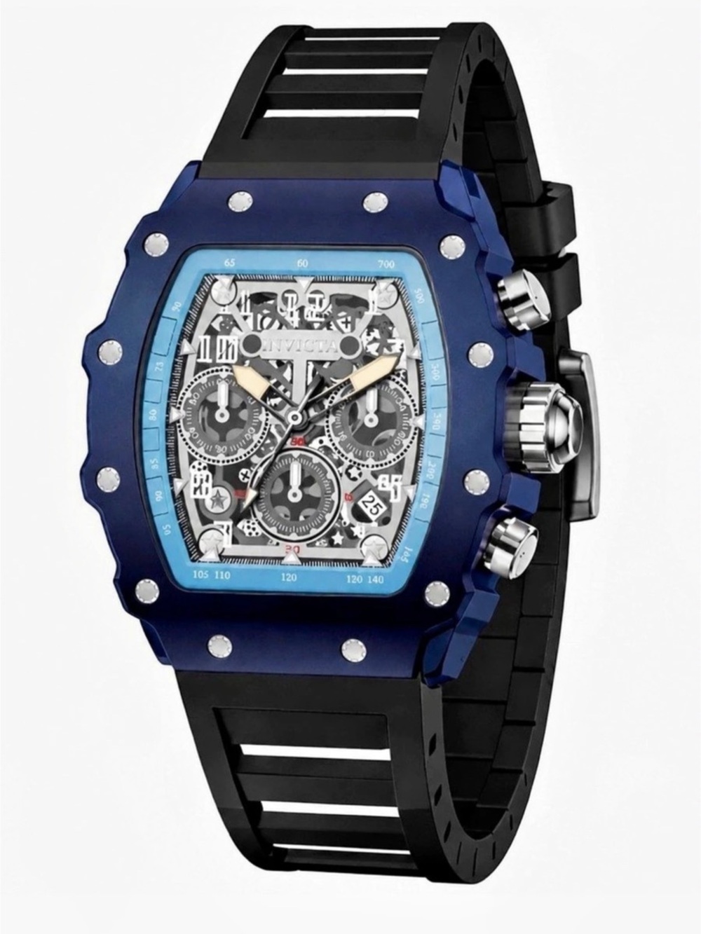 NEW Invicta Racing Night Fall - Nitro Gen Men's Watch 43mm, Dark Blue (69707)